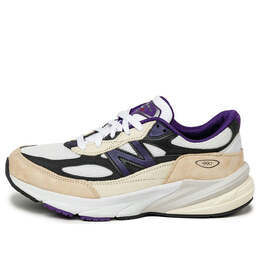 Кроссовки 990v6 made in usa 'white black plum' New Balance, белый u990wb6 | white/black plum/phantom