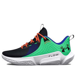 Кроссовки flow futr x 2 'black antifreeze' Under Armour, черный 3024978-001 | black / green