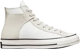 Кроссовки Converse Chuck 70 Crafted Canvas High White Mouse, белый a01780c | white