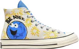 Кроссовки Converse Chuck 70 High Sunny Floral - Be Nice, белый 172863c | white