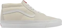 Кроссовки Vans OG Sk8-Mid LX Ivory, белый vn0a4bvcwww | white