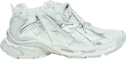 Кроссовки Balenciaga Runner Sneaker White Silver, белый 677403 w3rbl 8100 | white