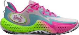 Кроссовки Under Armour Spawn 5 White Lime Pink, белый 3026285 100 | white