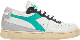 Diadora Кроссовки Mi Basket Row Cut White Peacock Green, белый 201 176282 c9596 | white