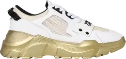 Кроссовки Versace Chunky Logo Sneaker White Gold, белый 73ya3sc4 zp142 g03 | white
