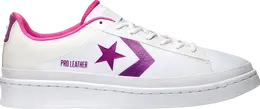 Кроссовки Converse Pro Leather Low Miami Vibez - Nightfall Violet, белый 170759c | white