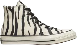 Кроссовки Converse Chuck 70 Hi Zebra, белый 163408c | white