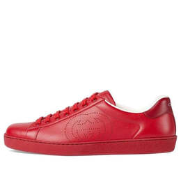 Кроссовки ace 'interlocking g - hibiscus red' Gucci, красный 599147-ayo70-6463 | red