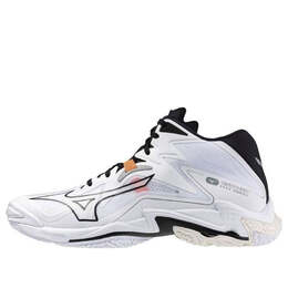 Кроссовки wave lightning z8 mid rise 'white' Mizuno, белый v1ga240551 | white/black/orange/grey