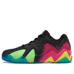 Кроссовки nerf x hurrikaze 2 low 'backboard breaker' Reebok, черный gv7743 | black / proud pink / solar lime