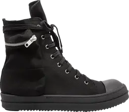 Кроссовки Rick Owens DRKSHDW Gethsemane Cotton Cargo High Triple Black, черный du02a3801 ndk 999 | black