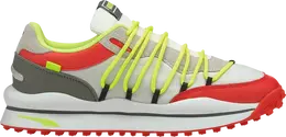 Кроссовки Puma Lace Rider Retro White Poppy Red, белый 380575 02 | white