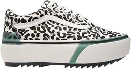 Кеды Vans Old Skool Stacked UV Ink - Leopard, белый vn0a4u154tj | white