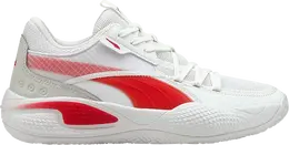 Кроссовки Puma Court Rider Team White High Risk Red, белый 195660 01 | white