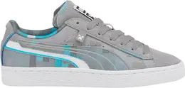 Кроссовки Puma Minecraft x Suede Jr Diamond Block, серый 384485 02 | grey