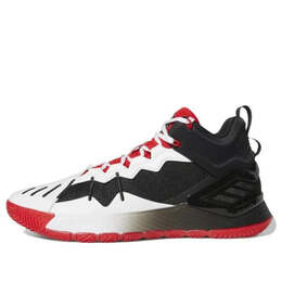 Кроссовки d rose son of chi 'white black red' Adidas, белый gw3830 | white/black/red
