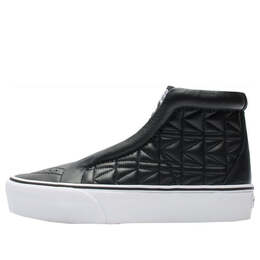 Кроссовки sk8-hi laceless platform karl lagerfeld quilt 'black white' Vans, черный va3dq7oel | black/white