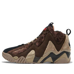 Кроссовки looney tunes x hurrikaze 2 mid 'tasmanian devil' Reebok, коричневый gw4277 | grizzly brown/sand beige/black