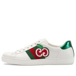 Кроссовки ace low 'gg apple patch - white' Gucci, белый 611376-dope0-9064 | white