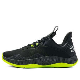 Кроссовки curry hovr splash 2 'black green' Under Armour, черный 3025636-001 | black / green / pitch gray