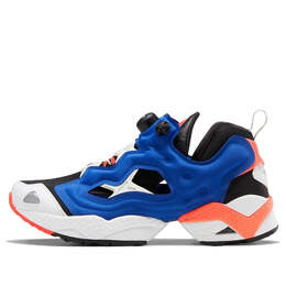 Кроссовки instapump fury 95 'black collegiate royal neon cherry' Reebok, синий gx2664 | blue/white