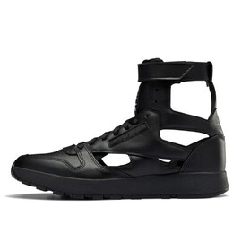 Кроссовки maison margiela x classic leather tabi high 'black' Reebok, черный gx5041 | black
