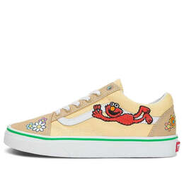 Кроссовки old skool sesame street natural 'yellow beige' Vans, желтый vn0007nt7vj | yellow / beige