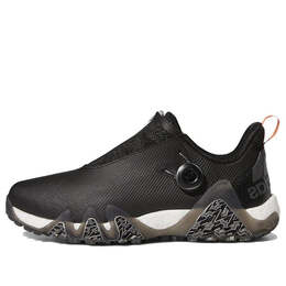 Кроссовки codechaos 22 boa golf 'black dark silver metallic' Adidas, черный gx3937 | core black/dark silver metallic/impact orange