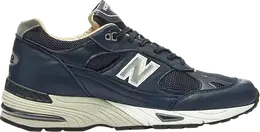 Кроссовки New Balance 991 Made in England, темно-синий/светло-зеленый m991nnn | blue