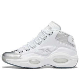 Кроссовки question mid '25th anniversary' Reebok, белый gx8563 | white/silver