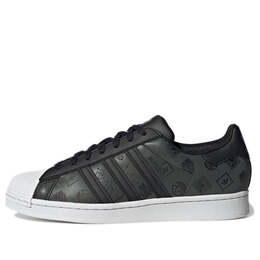 Кроссовки originals superstar shoes 'black green monogram' Adidas, мультиколор gx8412 | carbon black/white