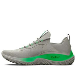Кроссовки flow dynamic 'white clay green screen' Under Armour, серый 3026106-300 | grey/green