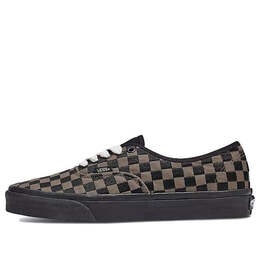Кроссовки authentic 'embroidered checkerboard black' Vans, черный vn0009pvcjk | black