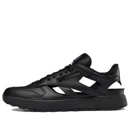 Кроссовки maison margiela x classic leather dq 'black' Reebok, черный gy0244 | black