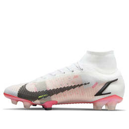Кроссовки mercurial superfly 8 elite fg 'rawdacious' Nike, белый cv0958-121 | white/pink/red