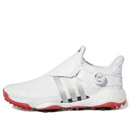 Кроссовки tour 360 22 boa golf 'white silver metallic' Adidas, белый gy5337 | white/red