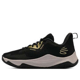 Кроссовки curry hovr splash 3 'black metallic gold' Under Armour, черный 3026275-001 | black/metallic gold