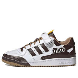 Кроссовки m&m's x forum '84 low 'brown' Adidas, белый gy6313 | cloud white/cardboard/dark brown