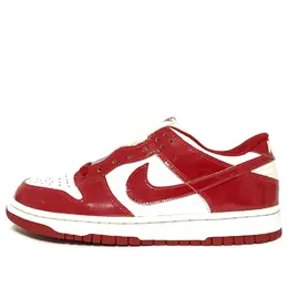 Кроссовки dunk low 'white varsity red' Nike, белый 624052-161 | white/varsity red