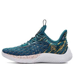 Кроссовки curry flow 9 2974 'blue' Under Armour, синий 3026437-400 | blue/white/yellow