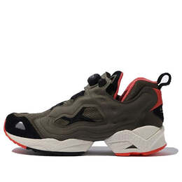 Кроссовки instapump fury 95 'arny green orange flare' Reebok, зеленый gz2187 | army green/core black/semi orange flare