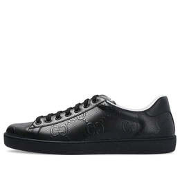 Кроссовки ace 'gg embossed - black' Gucci, черный 625787-1xk10-1000 | black