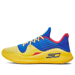 Кроссовки curry brand curry 4 low flotro 'curry jam' Under Armour, желтый 3026620-400 | yellow/blue
