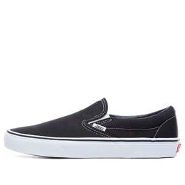Кроссовки classic slip-on 'black white' Vans, черный vn000eyeblk | black