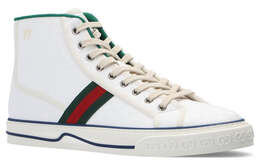 Кроссовки tennis 1977 high 'white mini gg' Gucci, белый 625807-99wm0-9074 | white/green/red