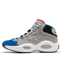 Кроссовки question mid 'draft night' Reebok, черный gz7283 | black/gray/blue