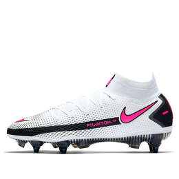 Кроссовки phantom gt elite df sg pro 'white pink black' Nike, белый cw6593-161 | white/black/pink