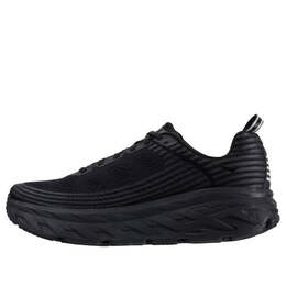 Кроссовки bondi 6 wide 'triple black' Hoka One One, черный 1019271-bblc | black