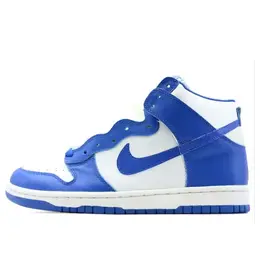 Кроссовки dunk high le 'white royal blue' Nike, белый 630335-141 | white/royal blue
