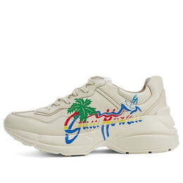 Кроссовки rhyton 'hawaii' Gucci, белый 630652-drw00-9522 | white/multi-color